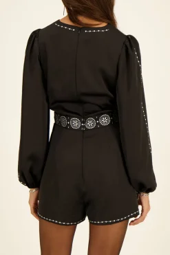 My Jewellery Combinaison Noire Avec Cordon Et Clous Outlet