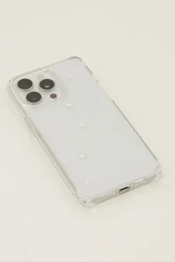 My Jewellery Coque De Téléphone Transparente Avec Perles Fashion