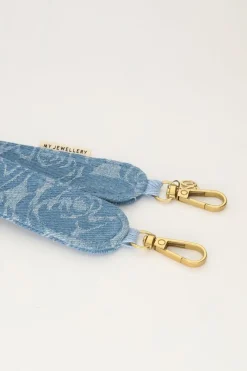 My Jewellery Cordon De Téléphone Avec Imprimé Roses Bleu New
