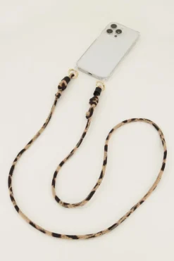 My Jewellery Cordon De Téléphone Imprimé Léopard Fashion