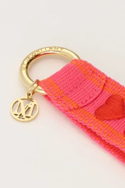 My Jewellery Cordon Porte-clés Rose Avec Cœurs Online