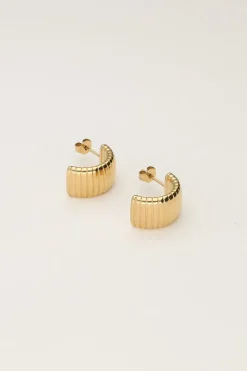 My Jewellery Créoles Avec Nervures Clearance
