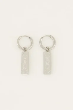 My Jewellery Créoles Avec Pendentif Amour Hot