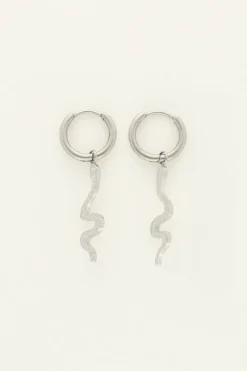 My Jewellery Créoles Avec Pendentif Serpent Discount