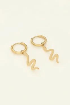 My Jewellery Créoles Avec Pendentif Serpent Discount