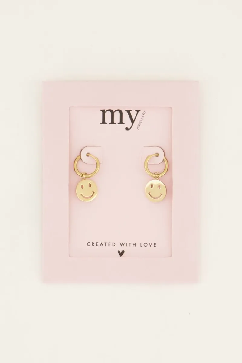 My Jewellery Créoles Avec Smiley Fashion