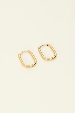 My Jewellery Créoles Basiques Ovales 1,8 Cm New