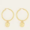 My Jewellery Créoles Bold Spirit Avec Médaillon New