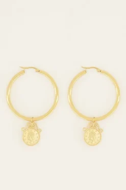 My Jewellery Créoles Bold Spirit Avec Médaillon New