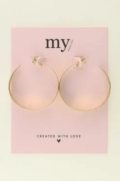 My Jewellery Créoles Ouvertes Gravées Online
