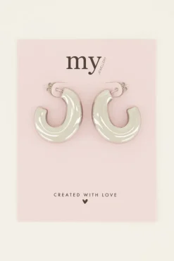 My Jewellery Créoles Ouvertes Ovales Outlet