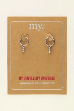 My Jewellery Créoles Trois Pierres Universe New