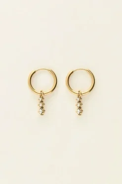 My Jewellery Créoles Trois Pierres Universe New