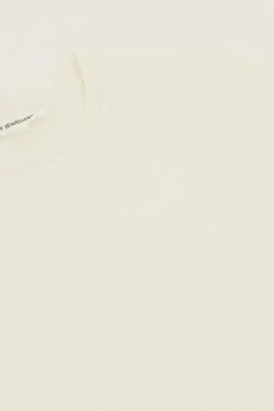 My Jewellery Crop Top Basique à Manches Courtes Blanc Online