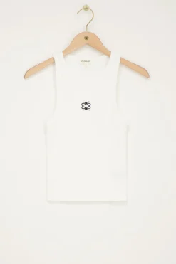 My Jewellery Débardeur Blanc Avec Deux Nœuds Online