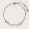 My Jewellery Double Bracelet Avec Carrés Fashion