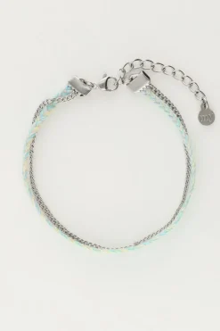My Jewellery Double Bracelet Avec Chaîne Et Corde Best