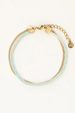 My Jewellery Double Bracelet Avec Chaîne Et Corde Best