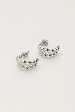 My Jewellery Doubles Créoles Bold Avec Pois Outlet