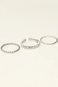 My Jewellery Ensemble De Bagues Torsadées Online