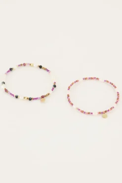 My Jewellery Ensemble De Bracelets En Perles De Forme Hot