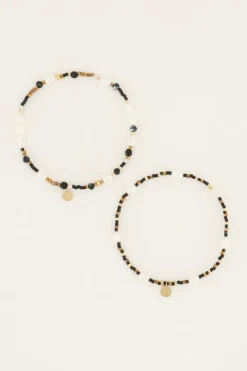 My Jewellery Ensemble De Bracelets En Perles De Forme Hot