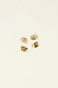 My Jewellery Fermoirs De Boucles D'oreilles En Acier Inoxydable 4 Pièces New