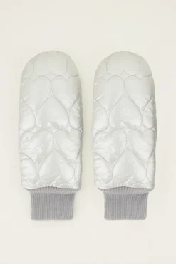 My Jewellery Gants s Avec Cœurs Rembourrés Argenté Discount