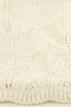 My Jewellery Gilet Ajouré Blanc Avec Nœud Hot