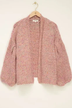 My Jewellery Gilet En Maille épaisse Et Lurex Violet/Multicolore/Rose clair/Vert Online