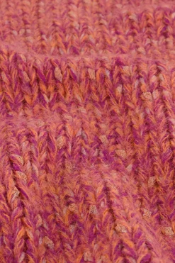 My Jewellery Gilet Violet En Maille épaisse Et Lurex Violet/Rose/Orange Clearance