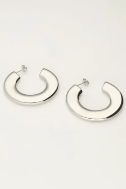 My Jewellery Grandes Boucles D'oreilles Ouvertes Rondes Clearance