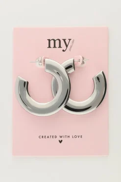My Jewellery Grandes Boucles D'oreilles Ouvertes Rondes Clearance