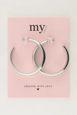 My Jewellery Grandes Demi Créoles Hot