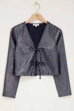 My Jewellery Gris Foncé Foncé Avec Lurex Et Nœuds Outlet