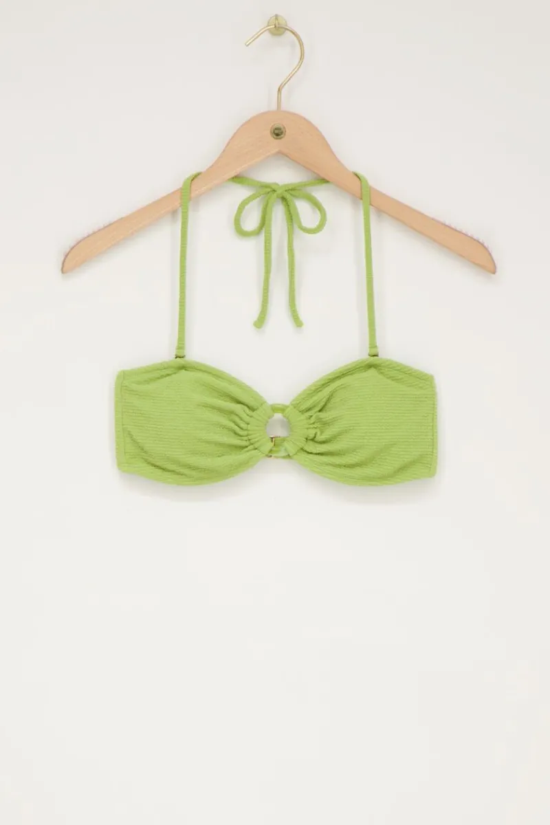 My Jewellery Haut De Bikini Bandeau En Lurex Vert Best