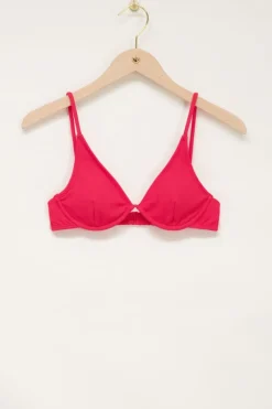 My Jewellery Haut De Bikini Côtelé Rose Best