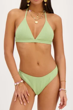 My Jewellery Haut De Bikini Côtelé Vert Best