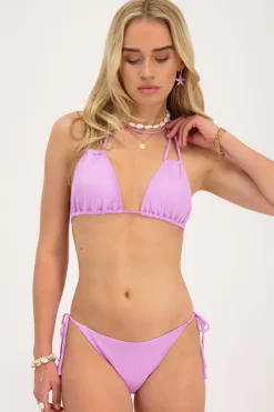 My Jewellery Haut De Bikini Triangle Lilas à Double Bretelles Violet/Violet clair Sale