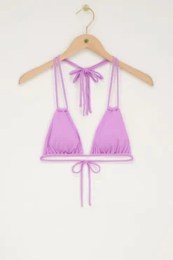 My Jewellery Haut De Bikini Triangle Lilas à Double Bretelles Violet/Violet clair Sale