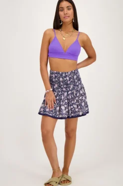 My Jewellery Haut De Bikini Triangle Violet Avec Zigzag Fashion
