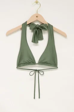 My Jewellery Haut De Bikini Brillant à Nouer Vert New