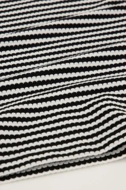 My Jewellery Haut Noir Et Blanc Avec Manches Bouffantes Online