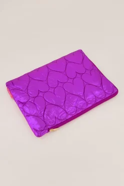 My Jewellery Housse Pour Ordinateur te Avec Motif Cœur Violet Sale