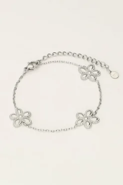 My Jewellery Island Bracelet Avec 3 Fleurs Online