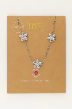 My Jewellery Island Collier Avec 5 Fleurs Online