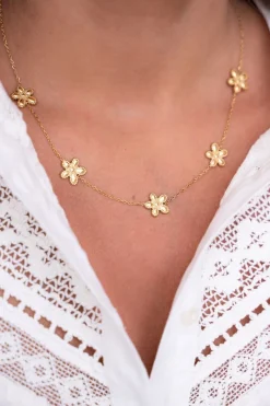 My Jewellery Island Collier Avec 5 Fleurs Online