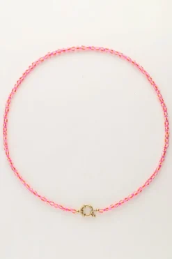 My Jewellery Island Collier De Perles Rouges Avec Fermoir Discount