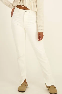 My Jewellery Jean Blanc Avec Fente Online