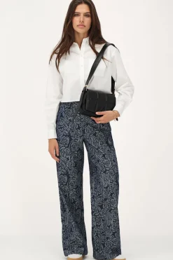 My Jewellery Jean Bleu Avec Des Roses Discount